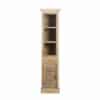 Badezimmer Hochschrank aus Kiefer Antik Finish