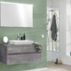 Badezimmer-Kombination  Zierker See ¦ grau Schränke ></noscript> Badschränke > Komplett-Badkombinationen - Höffner