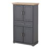 Badschrank  Varese ¦ grau Schränke ></noscript> Badschränke > Bad-Hochschränke - Höffner