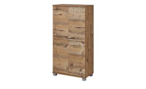 Bad-Highboard  Ilsesee ¦ holzfarben ¦ Maße (cm): B: 60 H: 117 T: 32