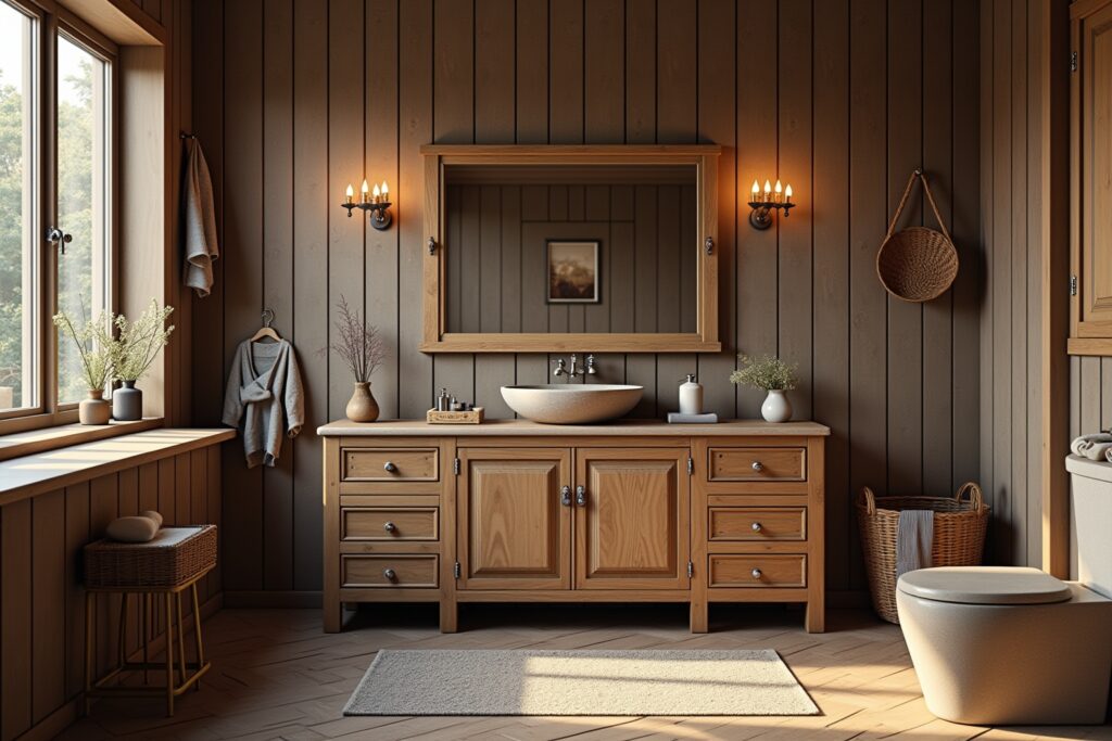 Badmobel Rustikal Holz